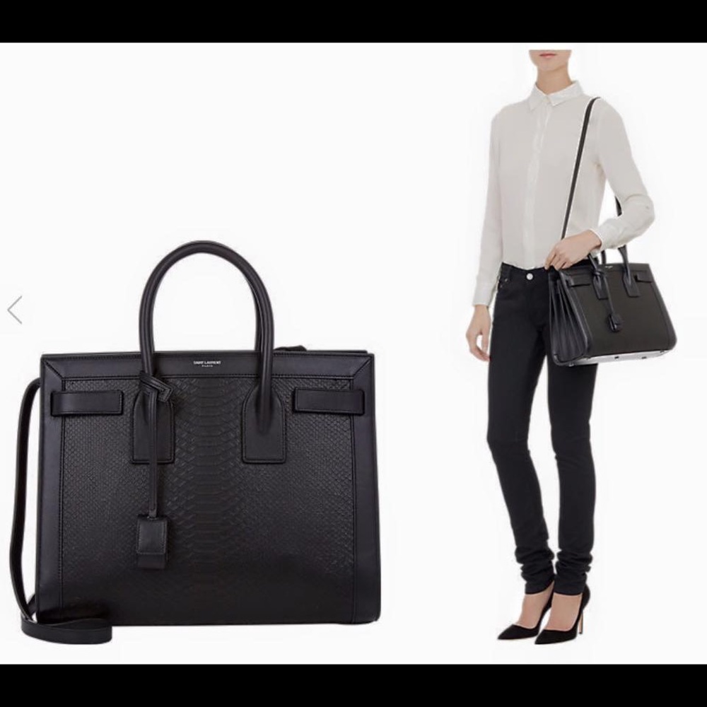 YSL Python Print Sac de Jour - Picture 7 of 14